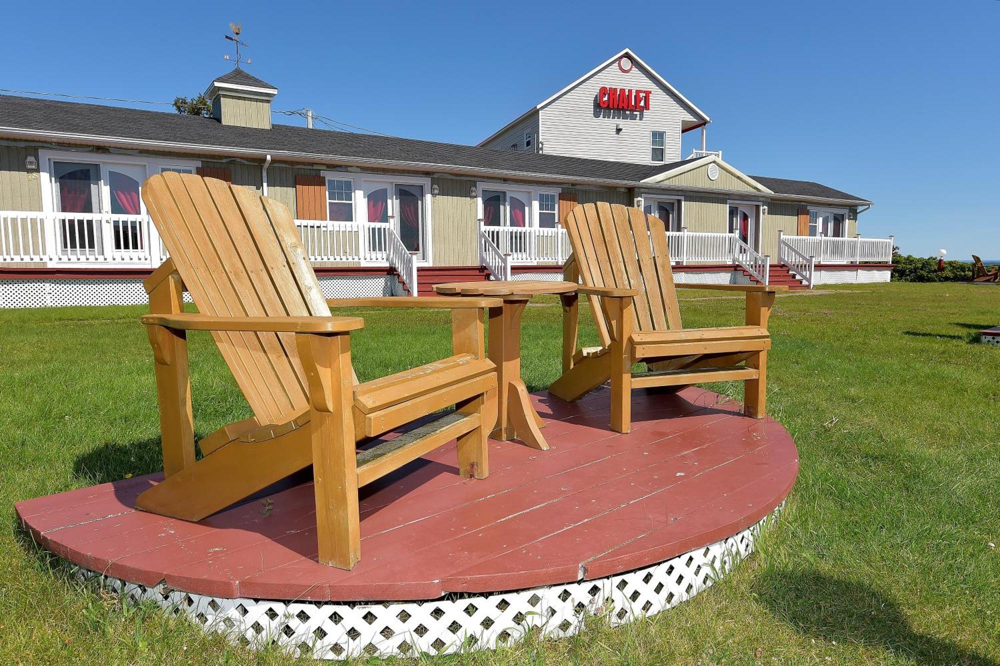Motel Et Chalets Bo-Fleuve Evangeline Saint-Siméon Værelse billede