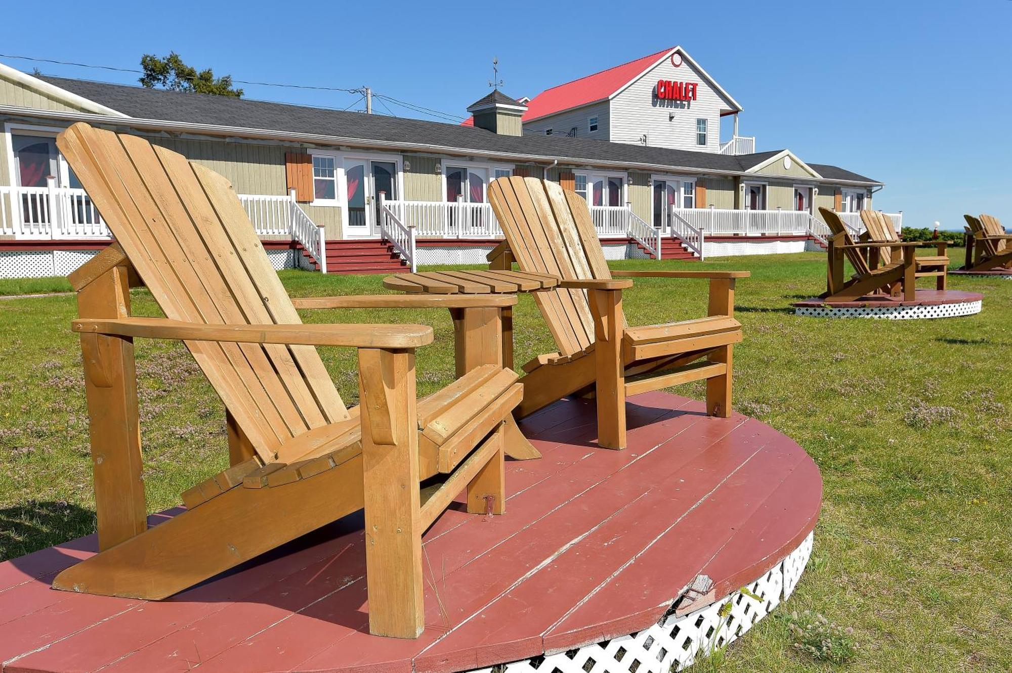 Motel Et Chalets Bo-Fleuve Evangeline Saint-Siméon Værelse billede